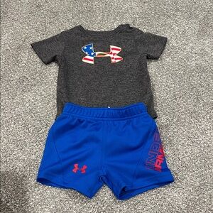 Under Armour Kids patriotic Shorts Set
